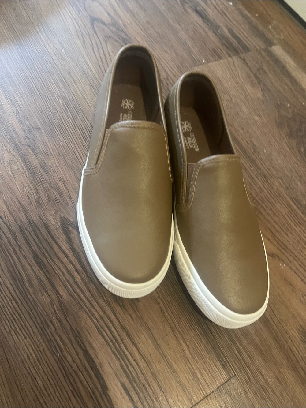 Slip-On Casual Sneakers for Women - Brown
